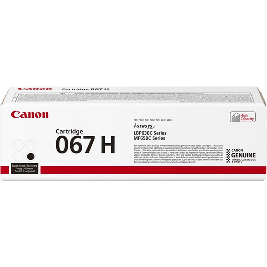 Canon 067H Negro Cartucho de Toner Original - 5106C002. 3.130 Paginas