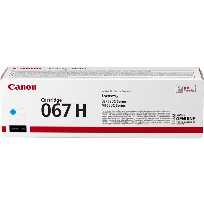 Canon 067H Cyan Cartucho de Toner Original - 5105C002. 2.350 Paginas