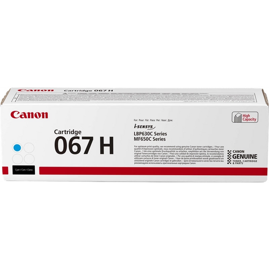 Canon 067H Cyan Cartucho de Toner Original - 5105C002. 2.350 Paginas