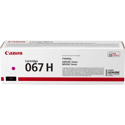 Canon 067H Magenta Cartucho de Toner Original - 5104C002. 2.350 Paginas