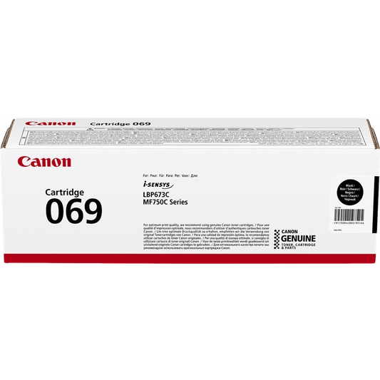 Canon 069 Negro Cartucho de Toner Original - 5094C002. 2.100 Paginas