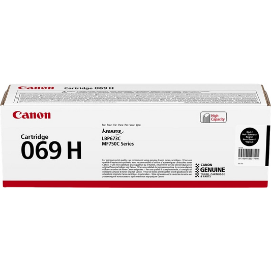 Canon 069H Negro Cartucho de Toner Original - 5098C002. 7.600 Paginas