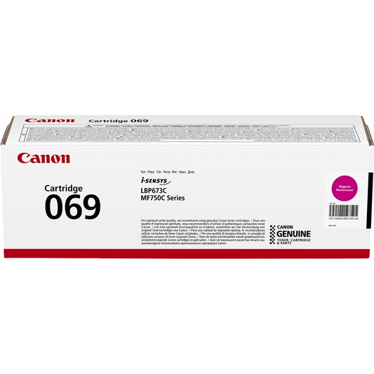 Canon 069 Magenta Cartucho de Toner Original - 5092C002. 1.900 Paginas