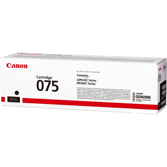 Canon 075 Negro Cartucho de Toner Original - 6365C002