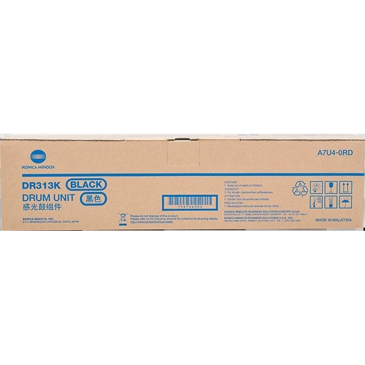 Konica Minolta DR313 Negro Tambor de Imagen Original - DR313K/A7U40RD (Drum). 120.000 Paginas