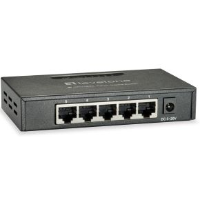 Switch 5 Puertos RJ45 10/100/1000mbps Carcasa Metalica Sobremesa