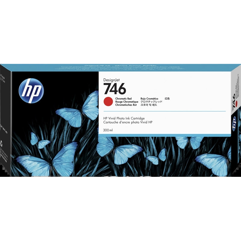 HP 746 Rojo Cartucho de Tinta Original - P2V81A. 300 ml