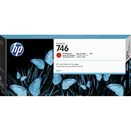 HP 746 Rojo Cartucho de Tinta Original - P2V81A. 300 ml