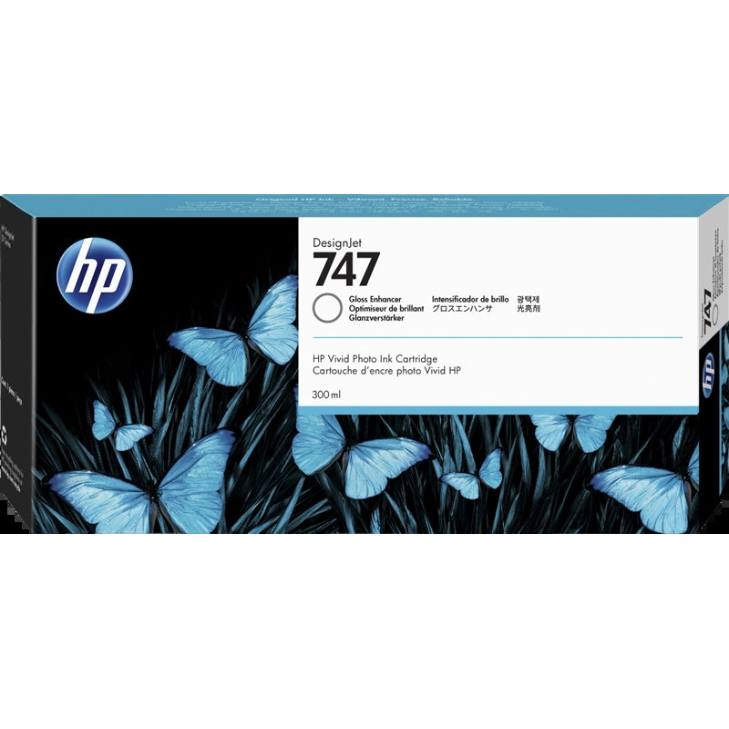 HP 747 Optimizador de Brillo Cartucho de Tinta Original - P2V87A. 300 ml