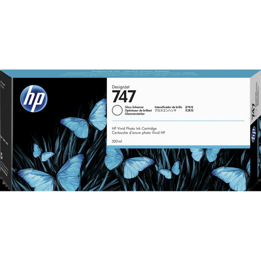 HP 747 Optimizador de Brillo Cartucho de Tinta Original - P2V87A. 300 ml