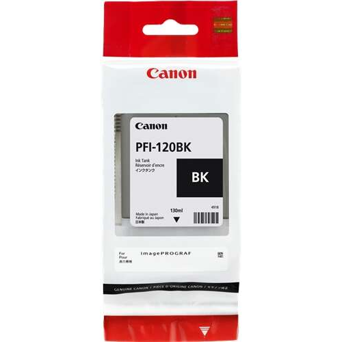 Canon PFI120 Negro Cartucho de Tinta Original - 2885C001. 130 ml