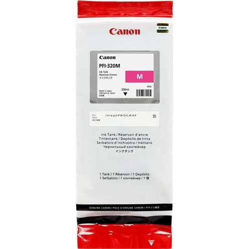 Canon PFI320 Magenta Cartucho de Tinta Original - 2892C001. 300 ml