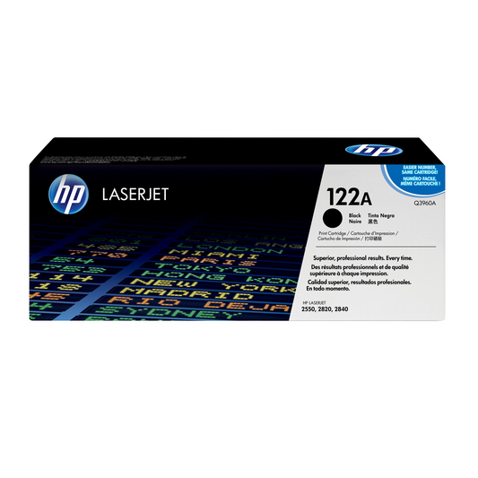 Toner HP LaserJet 122A Negro 5000 páginas (Q3960A)