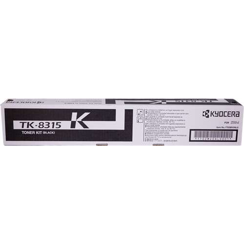 Kyocera TK8315 Negro Cartucho de Toner Original - 1T02MV0NL0/TK8315K. 12.000 Paginas