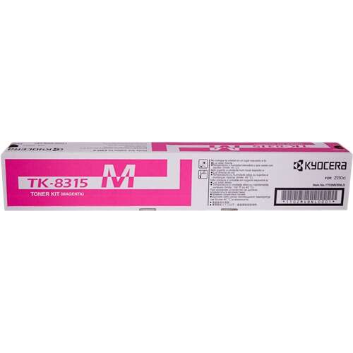 Kyocera TK8315 Magenta Cartucho de Toner Original - 1T02MVBNL0/TK8315M. 6.000 Paginas
