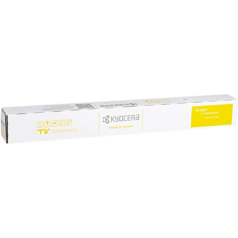 Kyocera TK8365 Yellow Original Toner Cartridge - 1T02YPANL0/TK8365Y