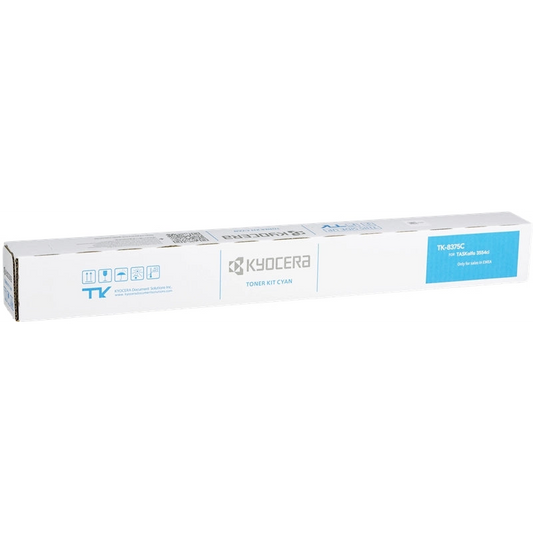 Kyocera TK8375 Cyan Cartucho de Toner Original - 1T02XDCNL0/TK8375C. 20.000 Paginas