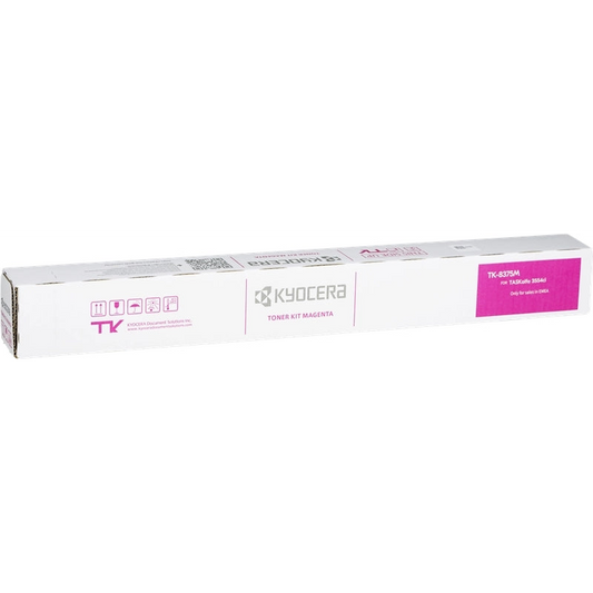 Kyocera TK8375 Magenta Cartucho de Toner Original - 1T02XDBNL0/TK8375M. 20.000 Paginas