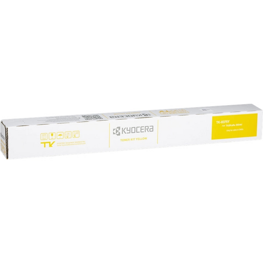 Kyocera TK8375 Amarillo Cartucho de Toner Original - 1T02XDANL0/TK8375Y. 20.000 Paginas