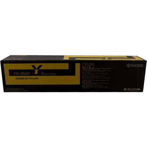 Kyocera TK8505/TK8507 Amarillo Cartucho de Toner Original - 1T02LCANL0/TK8505Y. 20.000 Paginas