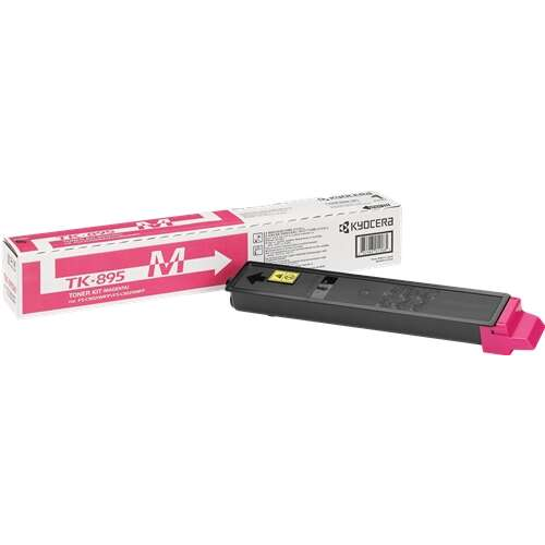 Kyocera TK895 Magenta Cartucho de Toner Original - 1T02K0BNL0/TK895M. 6.000 Paginas