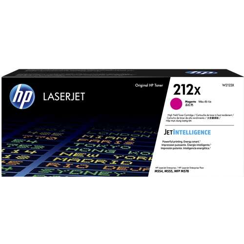 HP W2123X Magenta Cartucho de Toner Original - 212X. 10.000 Paginas