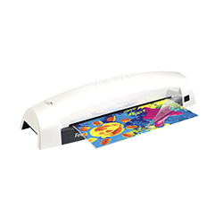 Plastificadora lunar a3 adecuada para fundas de plastificacion de 80 y 125 micras blanco