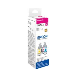 Epson T6643 Magenta Botella de Tinta Original - C13T664340. 70 ml