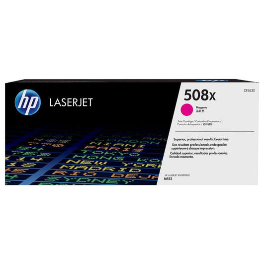 HP CF363X Magenta Cartucho de Toner Original - 508X. 9.500 Paginas