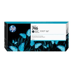HP 746 Negro Mate Cartucho de Tinta Original - P2V83A. 300 ml