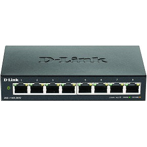 Switch 8 puertos RJ45 10/100/1000mbps con 8 puertos sobremesa semigestionable