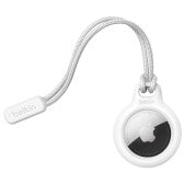 Correa con protector para airtag blanco
