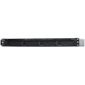 Rackstation NAS RS422+ AMD Ryzen Embedded R1600 3.1GHz 2GB DDR4 ECC 4-bay 1x USB 3.2 2x Ethernet connections RAID 0, 1, 5, 6, 10, JBOD DSM 7.1 operating system