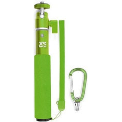 Accesorio camara deportiva lanza extensible big u-shot monochrome longitud de 29 a 94 cm color verde claro