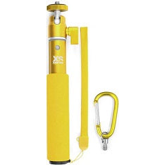 Accesorio camara deportiva lanza extensible big u-shot monochrome longitud de 29 a 94 cm color amarillo