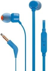 Auriculares intrauditivo tune t160 con microfono integrado 20hz a 20khz mini jack 3.5mm sonido pure bass azul