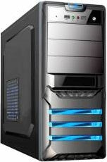 Chasis semitorre leonis con fuente 500w soporta ATX micro ATX mini itx bahias externas 3x5.25' 1x3.5' bahias internas 2x3.5' 2x2.5' 1xUSB 2.0 1xUSB 3.0 salida audio y microfono dimensiones (prxalxan) 410x410x180mm peso 5 KG color negro