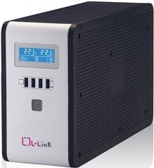 UPS 2000va 1200w formato torre con 2 conectores schuko 4xIEC 4xUSB de carga line interactive display lcd RJ45