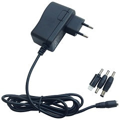 Cargador para iphones-tablets 3.5(1.35mm) 2.5(0.7mm) universal