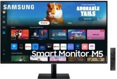 Monitor m5 27' smart tv multimedia fullhd 1920x1080 60hz va 4ms 250cd/m2 3000:1 16:9 2xHDMI 2xUSB-A  WIFI 5 bluetooth 5.2 altavoces 10w VESA 100 x 100 negro
