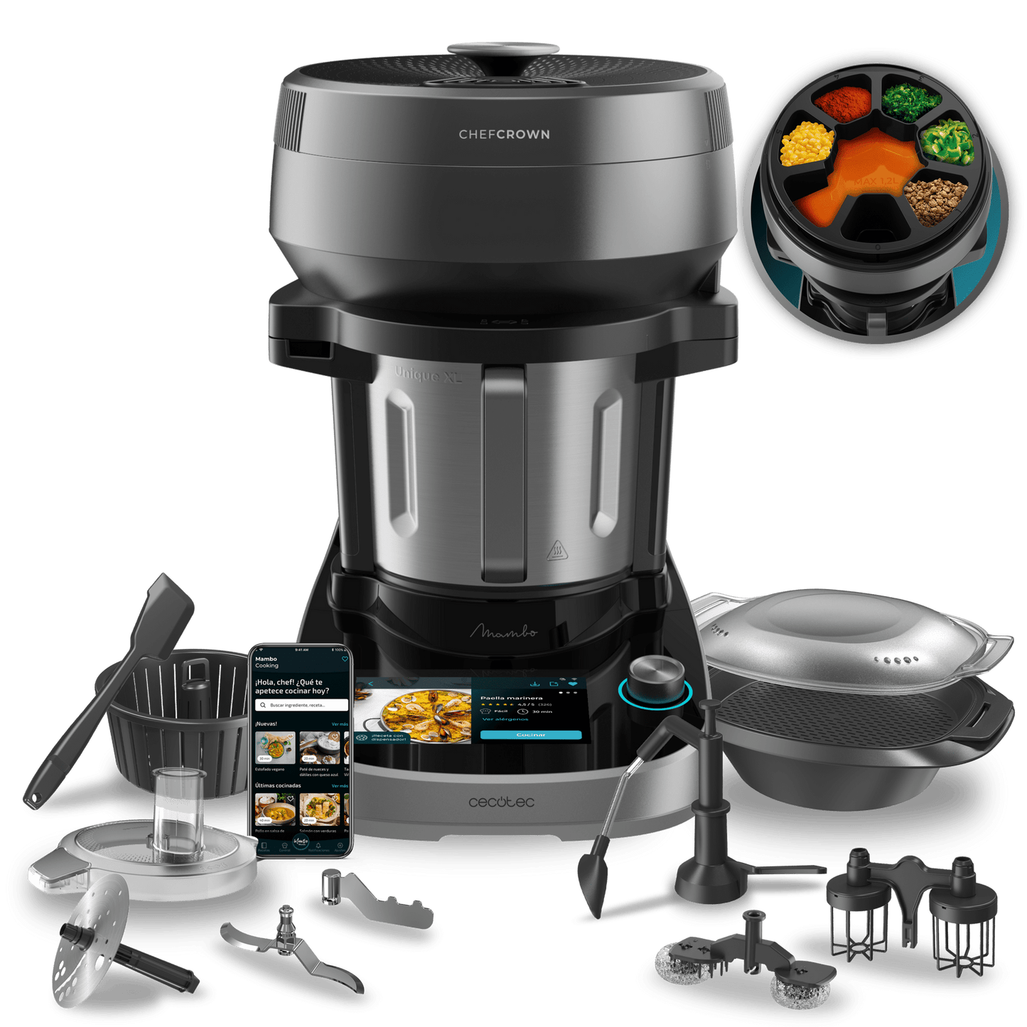 Food Processor CECOTEC Mambo CooKing Unique (04701)