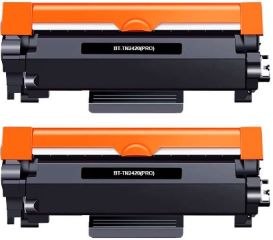Toner compatible tn2420 y tn2410 negro pack 2 unidades
