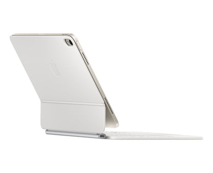 Apple Funda con teclado magic keyboard para IPAD air 11' m3, m2, quinta y cuarta generacion blanco (MDFV4Y/A)