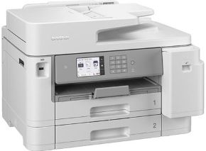 Impresora multifuncion tinta mfc-j5955dw a4 a3 1200 x 4800 impresion duplex velocidad de impresion de 30 ppm FAX WIFI ethernet y USB ADF 50 hojas dos bandejas de entrada de 250 hojas volumen mensual hasta 20.000 paginas