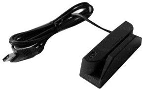 Lector de tarjetas banda magnetica 2 pistas ps/2 negro