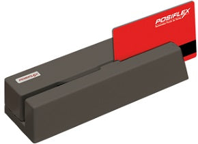 Lector de tarjetas banda magnetica 3 pistas lectura bidireccional a doble cara USB negro