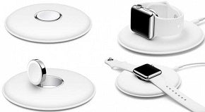 Cargador inalambrico qi 5w para APPLE watch carga todos los modelos y tamaos se conecta mediante el cable de conector lightning a USB