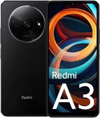 Smartphone redmi a3 capacidad  128gb RAM 4gb procesador media tek helio g36 pantalla 6.71' camara frontal 5 MP camara trasera 8mp bateria 5000mah 4g DUAL SIM slot micro SD color  negro medianoche