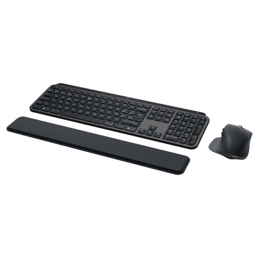 Teclado y Raton Mx Keys Inalambrico con Receptor USB Logi Bolt y Retroiluminado Inteligente para Empresas 2ª Generacion Formato Normal con Bateria Recargable Teclado Numerico Integrado,indicador de Carga e Indicador de Mayusculas Color Negro