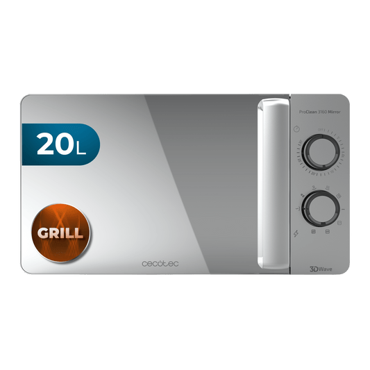 Microondas/Grill CECOTEC Proclean 3160 Mirror